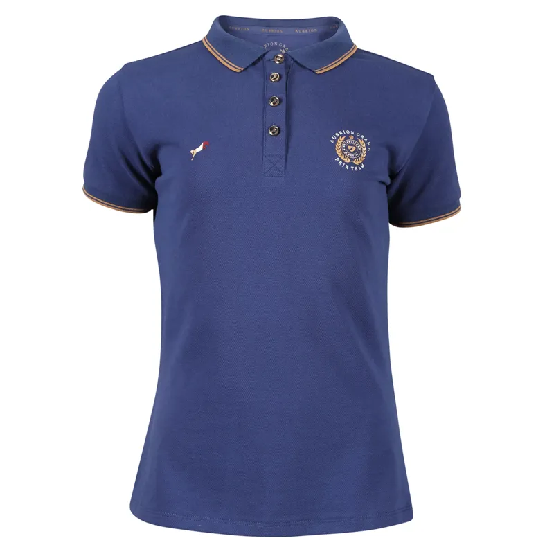 Aubrion Team Polo Shirt in Navy